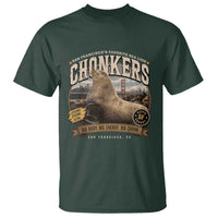 Viral Chonkers San Francisco Sea Lion T Shirt Retro Pier 39 Fisherman's Wharf Souvenir
