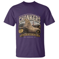 Viral Chonkers San Francisco Sea Lion T Shirt Retro Pier 39 Fisherman's Wharf Souvenir