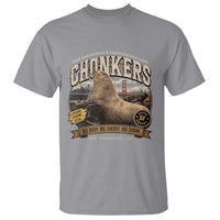 Viral Chonkers San Francisco Sea Lion T Shirt Retro Pier 39 Fisherman's Wharf Souvenir