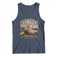Viral Chonkers San Francisco Sea Lion Tank Top Retro Pier 39 Fisherman's Wharf Souvenir