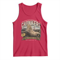 Viral Chonkers San Francisco Sea Lion Tank Top Retro Pier 39 Fisherman's Wharf Souvenir