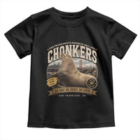 Viral Chonkers San Francisco Sea Lion Toddler T Shirt Retro Pier 39 Fisherman's Wharf Souvenir