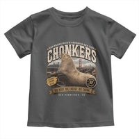 Viral Chonkers San Francisco Sea Lion Toddler T Shirt Retro Pier 39 Fisherman's Wharf Souvenir