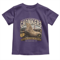 Viral Chonkers San Francisco Sea Lion Toddler T Shirt Retro Pier 39 Fisherman's Wharf Souvenir