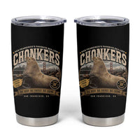 Viral Chonkers San Francisco Sea Lion Tumbler Cup Retro Pier 39 Fisherman's Wharf Souvenir