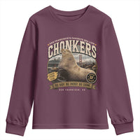Viral Chonkers San Francisco Sea Lion Youth Sweatshirt Retro Pier 39 Fisherman's Wharf Souvenir