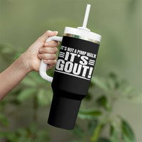 It's Not A Pimp Walk It's Gout Tumbler With Handle Sarcastic Chronic Pain Funny Arthritis Limping Joke