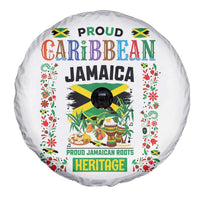 Proud Caribbean Jamaica Heritage Spare Tire Cover Jamaican Roots and Island Culture