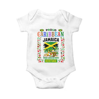 Proud Caribbean Jamaica Heritage Baby Onesie Jamaican Roots and Island Culture