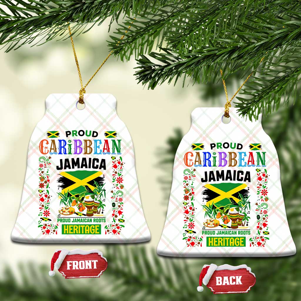 Proud Caribbean Jamaica Heritage Ceramic Ornament Jamaican Roots and Island Culture