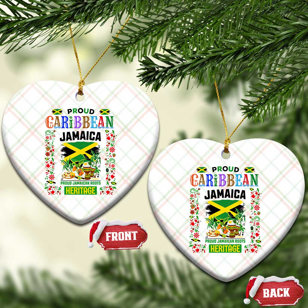 Proud Caribbean Jamaica Heritage Ceramic Ornament Jamaican Roots and Island Culture