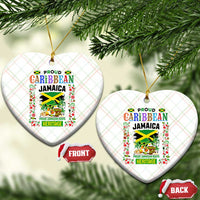 Proud Caribbean Jamaica Heritage Ceramic Ornament Jamaican Roots and Island Culture