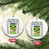 Proud Caribbean Jamaica Heritage Ceramic Ornament Jamaican Roots and Island Culture