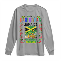 Proud Caribbean Jamaica Heritage Long Sleeve Shirt Jamaican Roots and Island Culture