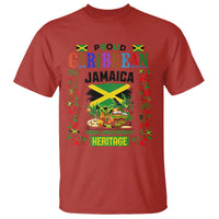 Proud Caribbean Jamaica Heritage T Shirt Jamaican Roots and Island Culture