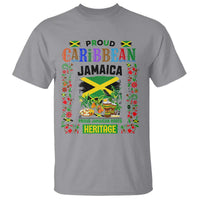 Proud Caribbean Jamaica Heritage T Shirt Jamaican Roots and Island Culture
