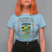 Proud Caribbean Jamaica Heritage T Shirt For Women Jamaican Roots and Island Culture