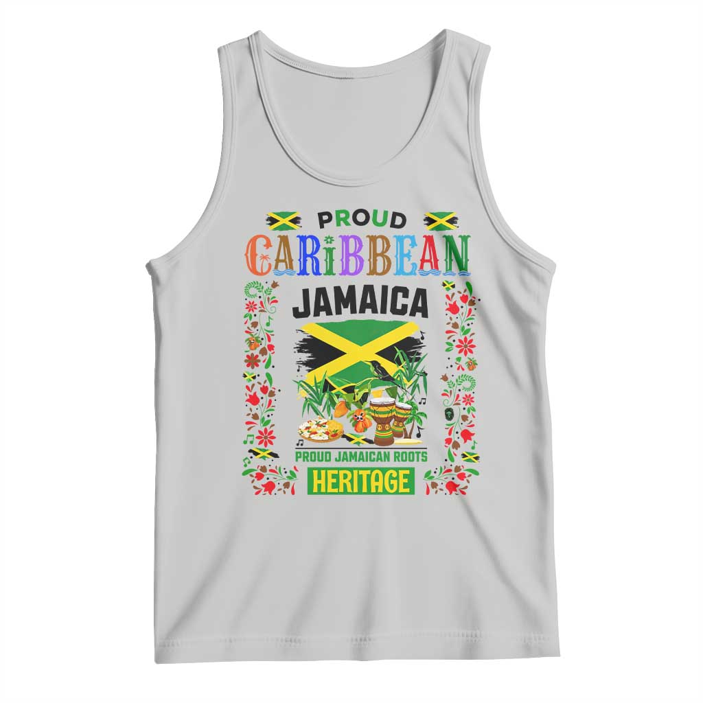 Proud Caribbean Jamaica Heritage Tank Top Jamaican Roots and Island Culture