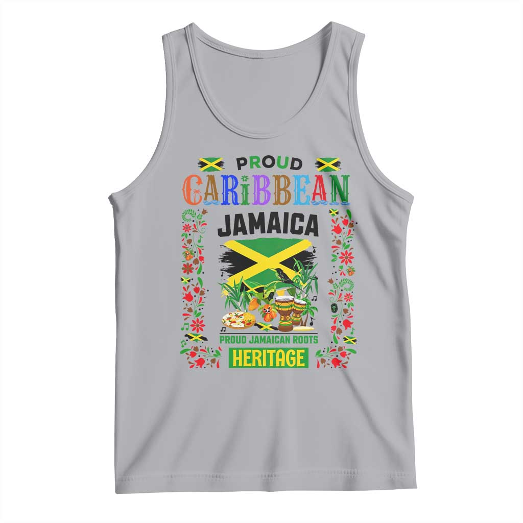 Proud Caribbean Jamaica Heritage Tank Top Jamaican Roots and Island Culture