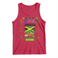 Proud Caribbean Jamaica Heritage Tank Top Jamaican Roots and Island Culture