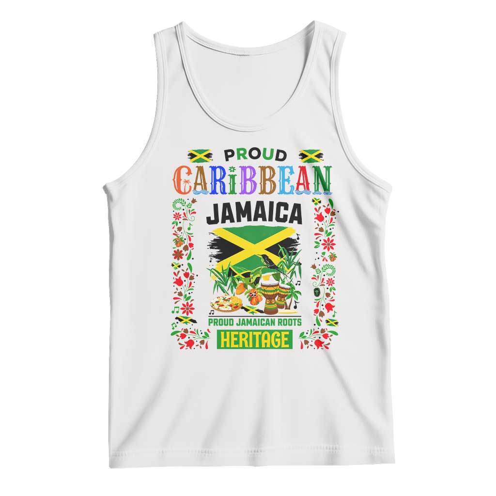 Proud Caribbean Jamaica Heritage Tank Top Jamaican Roots and Island Culture