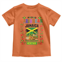 Proud Caribbean Jamaica Heritage Toddler T Shirt Jamaican Roots and Island Culture