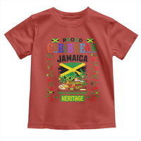Proud Caribbean Jamaica Heritage Toddler T Shirt Jamaican Roots and Island Culture