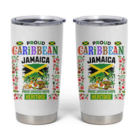 Proud Caribbean Jamaica Heritage Tumbler Cup Jamaican Roots and Island Culture