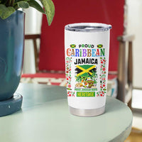 Proud Caribbean Jamaica Heritage Tumbler Cup Jamaican Roots and Island Culture