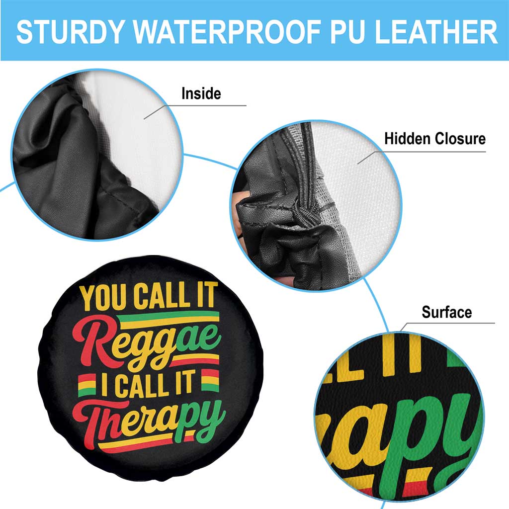 You Call It Reggae I Call It Therapy Spare Tire Cover Emotional Jamaican Rasta Music Lovers
