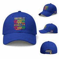 You Call It Reggae I Call It Therapy Baseball Cap Emotional Jamaican Rasta Music Lovers