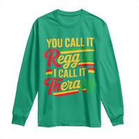 You Call It Reggae I Call It Therapy Long Sleeve Shirt Emotional Jamaican Rasta Music Lovers