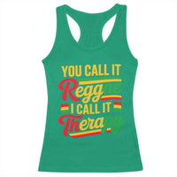 You Call It Reggae I Call It Therapy Racerback Tank Top Emotional Jamaican Rasta Music Lovers
