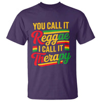 You Call It Reggae I Call It Therapy T Shirt Emotional Jamaican Rasta Music Lovers