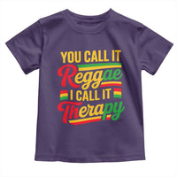 You Call It Reggae I Call It Therapy Toddler T Shirt Emotional Jamaican Rasta Music Lovers