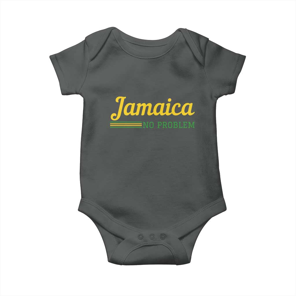 Jamaica No Problem Baby Onesie Classic Island Motto and Caribbean Vacation