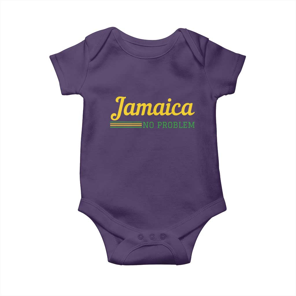 Jamaica No Problem Baby Onesie Classic Island Motto and Caribbean Vacation
