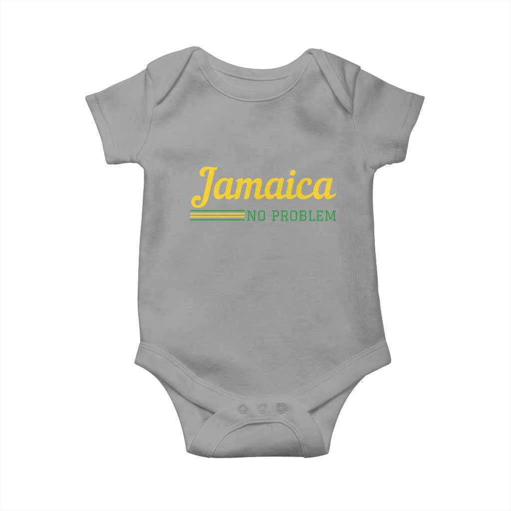 Jamaica No Problem Baby Onesie Classic Island Motto and Caribbean Vacation
