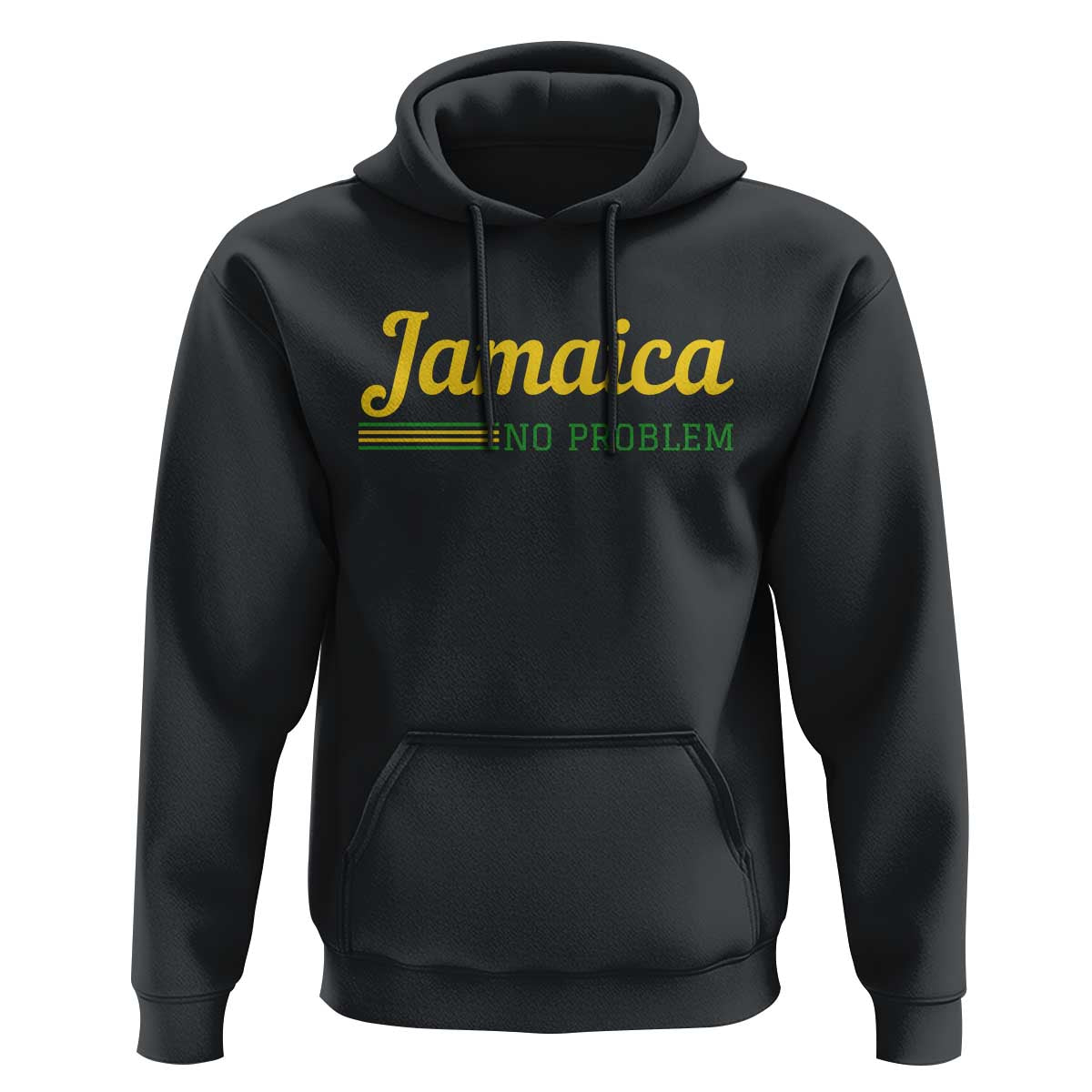 Jamaica No Problem Hoodie Classic Island Motto and Caribbean Vacation