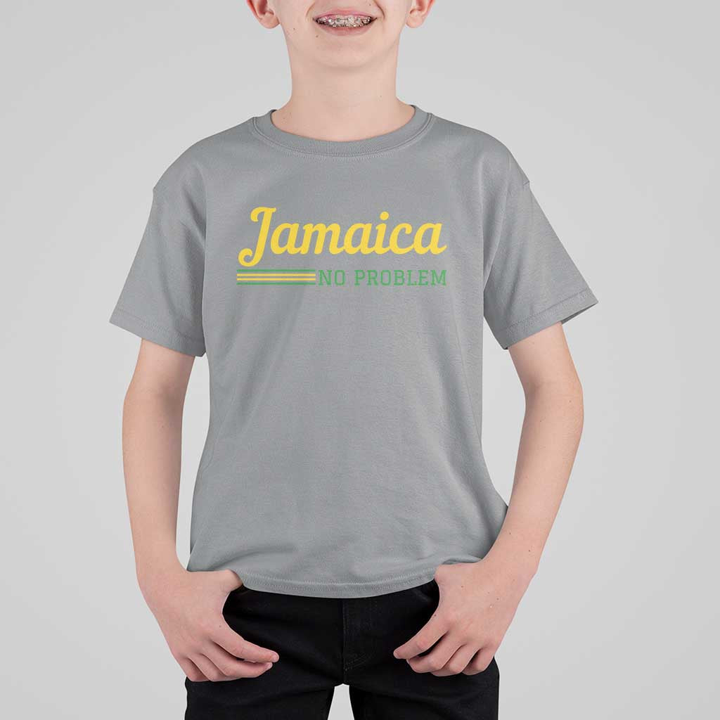 Jamaica No Problem T Shirt For Kid Classic Island Motto and Caribbean Vacation