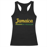 Jamaica No Problem Racerback Tank Top Classic Island Motto and Caribbean Vacation
