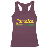 Jamaica No Problem Racerback Tank Top Classic Island Motto and Caribbean Vacation