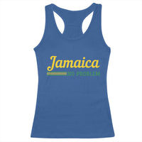 Jamaica No Problem Racerback Tank Top Classic Island Motto and Caribbean Vacation