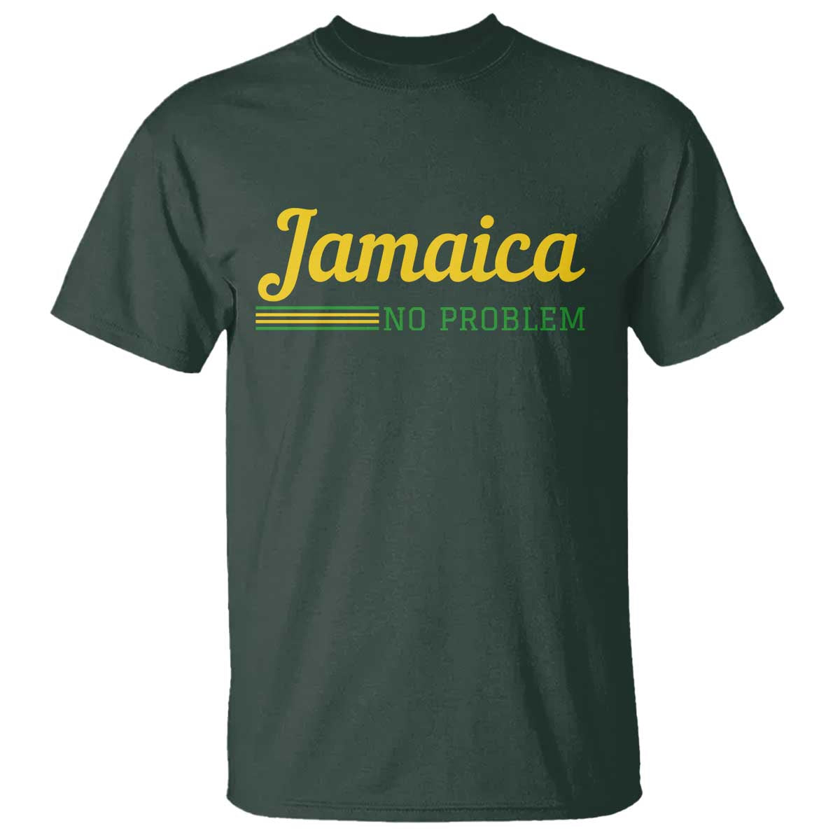 Jamaica No Problem T Shirt Classic Island Motto and Caribbean Vacation