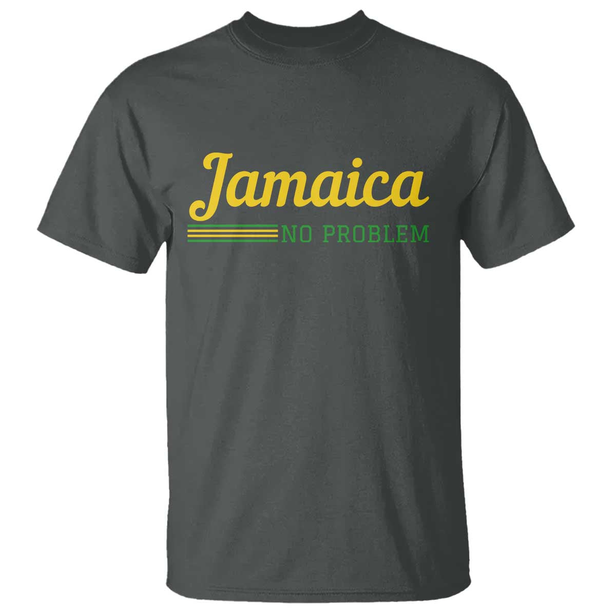 Jamaica No Problem T Shirt Classic Island Motto and Caribbean Vacation