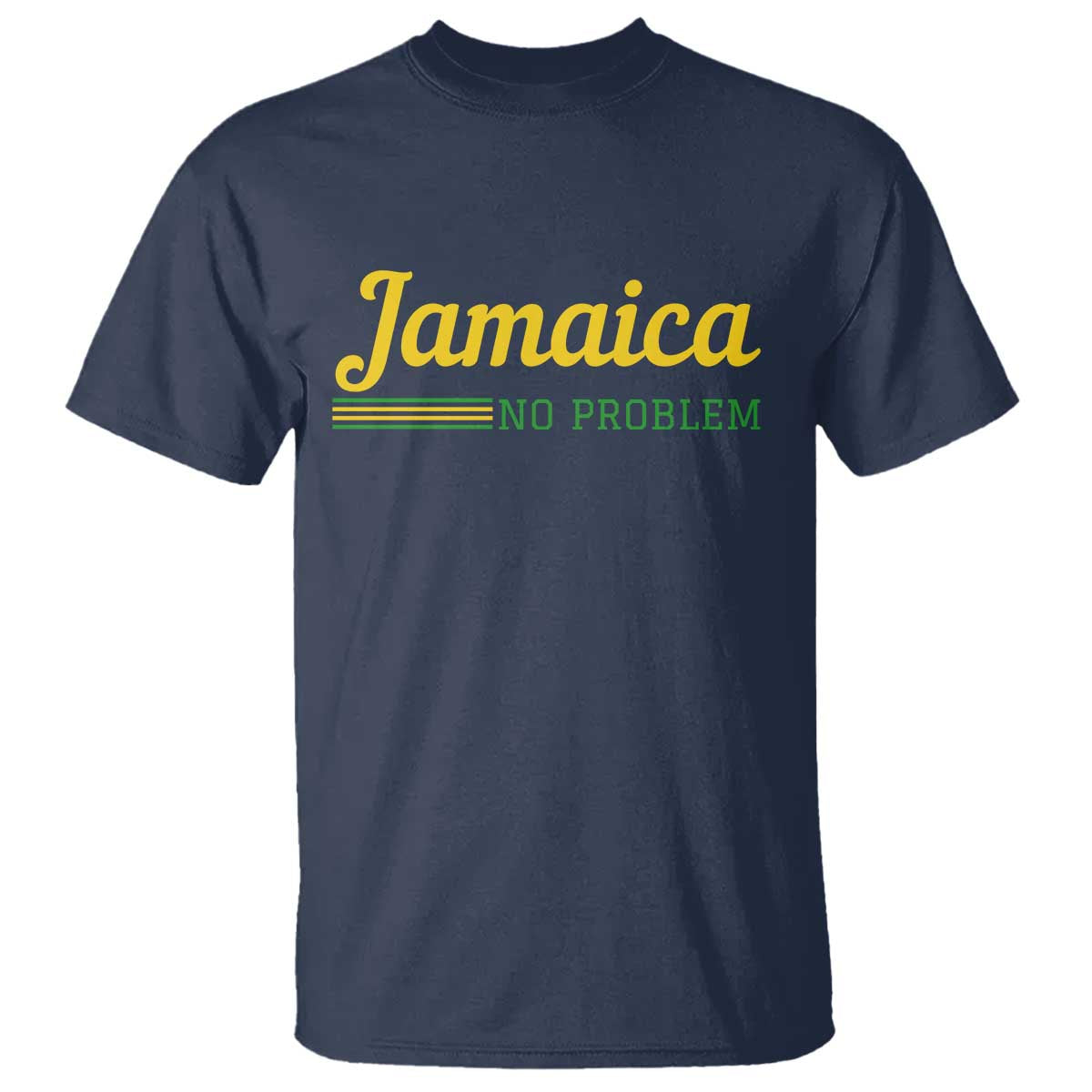 Jamaica No Problem T Shirt Classic Island Motto and Caribbean Vacation