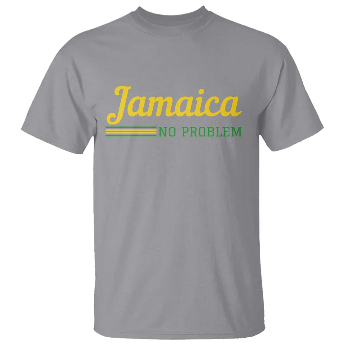 Jamaica No Problem T Shirt Classic Island Motto and Caribbean Vacation