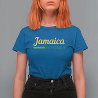 Jamaica No Problem T Shirt For Women Classic Island Motto and Caribbean Vacation