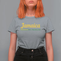 Jamaica No Problem T Shirt For Women Classic Island Motto and Caribbean Vacation
