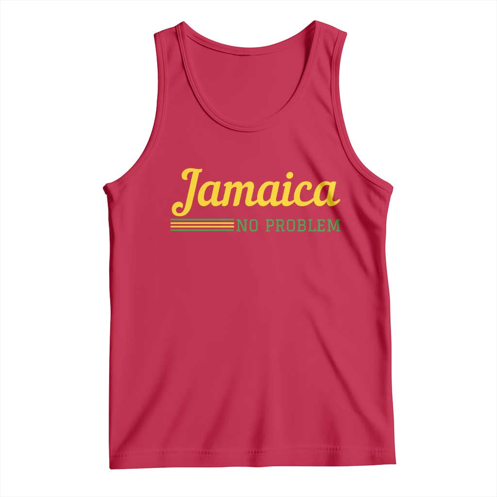 Jamaica No Problem Tank Top Classic Island Motto and Caribbean Vacation